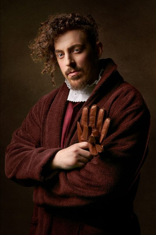 schema luce per ritratto rembrandt
